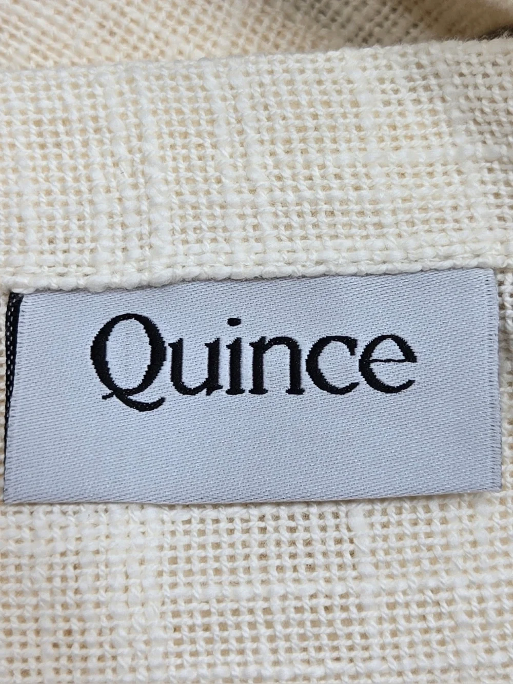 QUINCE Set Of 2 48x96 Cotton Sheer Curtains Ivory 0744